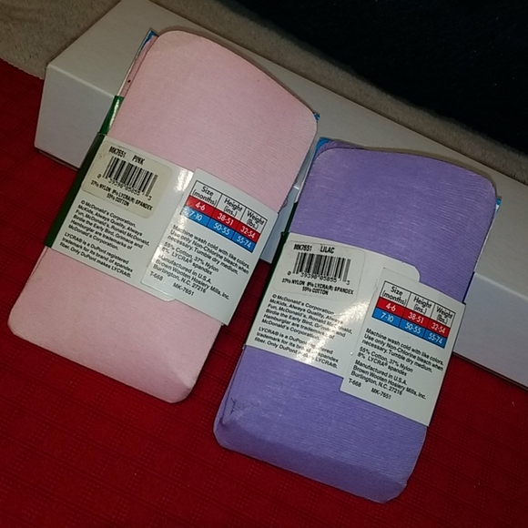 2 McKids cotton/Lyra tights, & underwear... - Picture 2 of 6